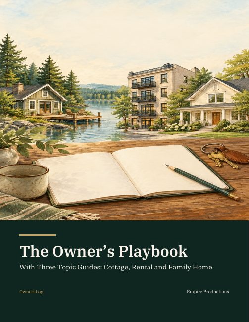 Cover of The Owners Playbook With Three Topic Guides